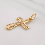 Dije Cruz Infinity 1.3g / 2.7cm Oro Amarillo 18K