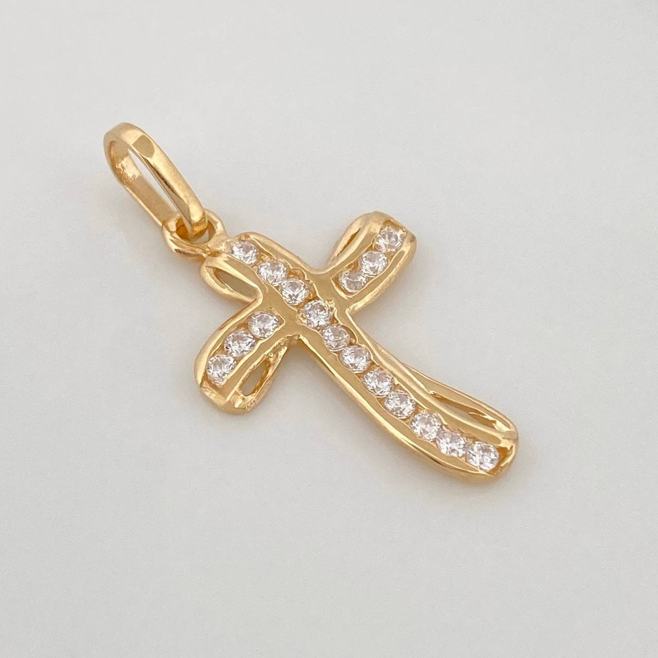 Dije Cruz Infinity 1.3g / 2.7cm Oro Amarillo 18K