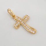 Dije Cruz Infinity 1.3g / 2.7cm Oro Amarillo 18K