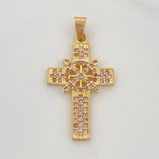 Dije Cruz Timón 2.65g / 3.3cm Oro Amarillo 18K