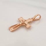 Dije Cruz Cristo 1.25g / 2.7cm Oro Rosa 18K