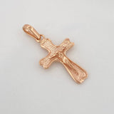 Dije Cruz Cristo 1.25g / 2.7cm Oro Rosa 18K