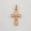 Dije Cruz Cristo 1.25g / 2.7cm Oro Rosa 18K