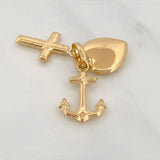 Dije Tres Gracias 1g / 2cm Oro Amarillo 18K