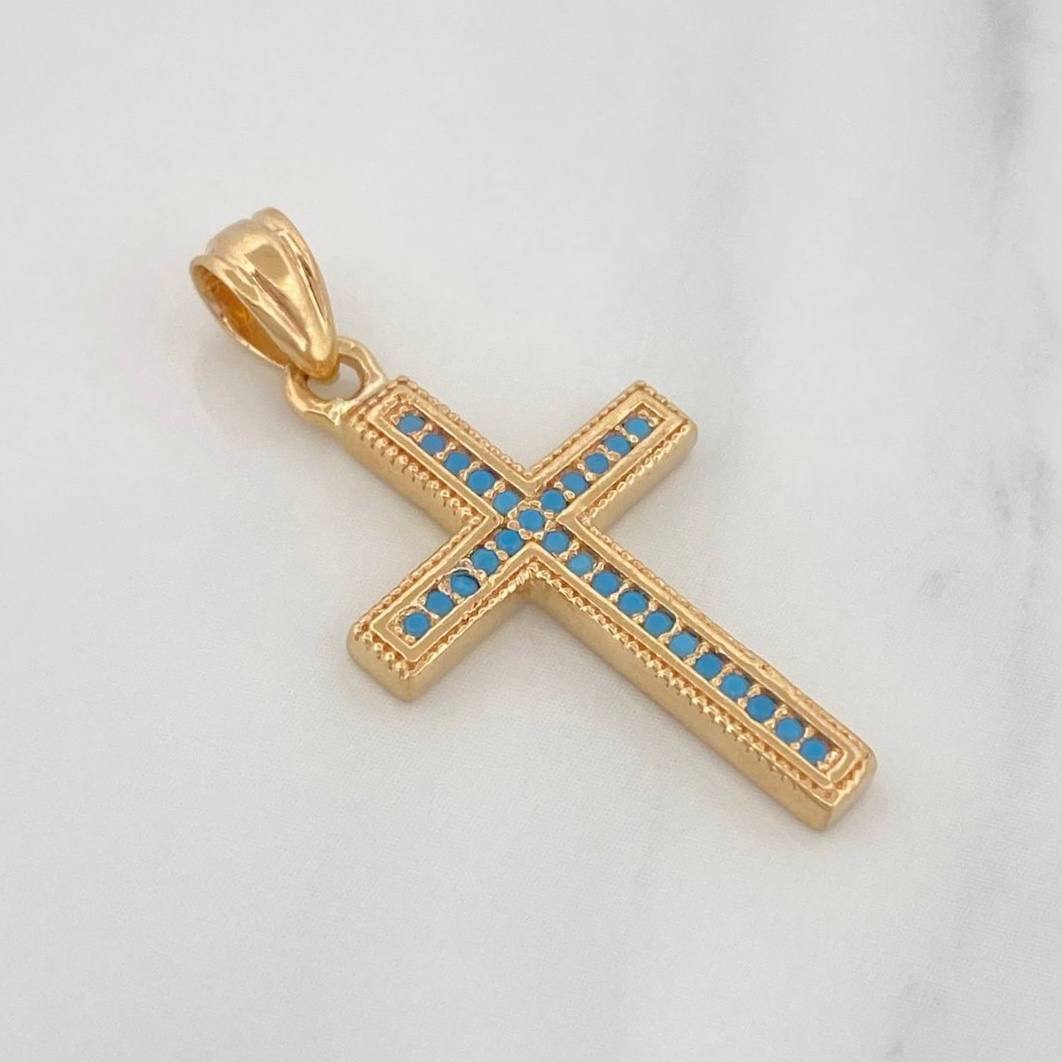 Dije Cruz 2.3g / 3cm Oro Amarillo 18K