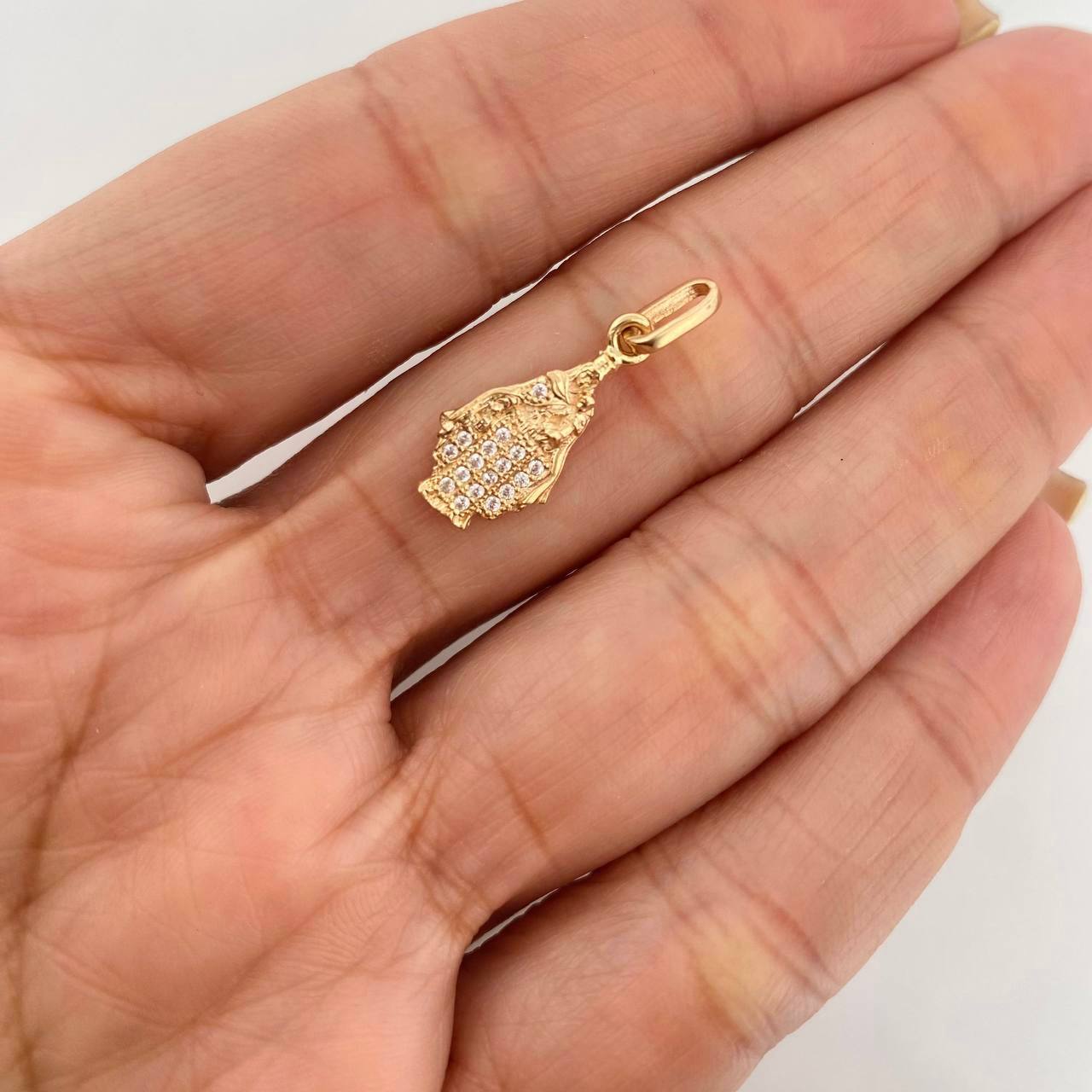 Dije Virgen del Carmen 2g / 3cm Oro Amarillo 18K