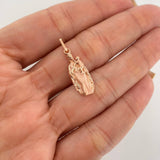 Dije Virgen del Carmen 2.2g / 3cm Oro Rosa 18K