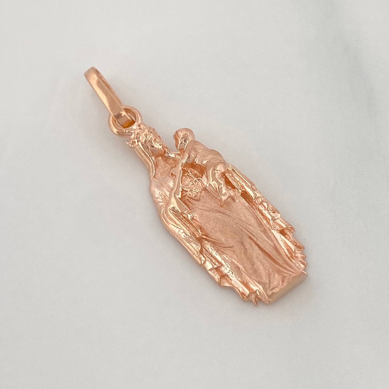 Dije Virgen del Carmen 2.2g / 3cm Oro Rosa 18K