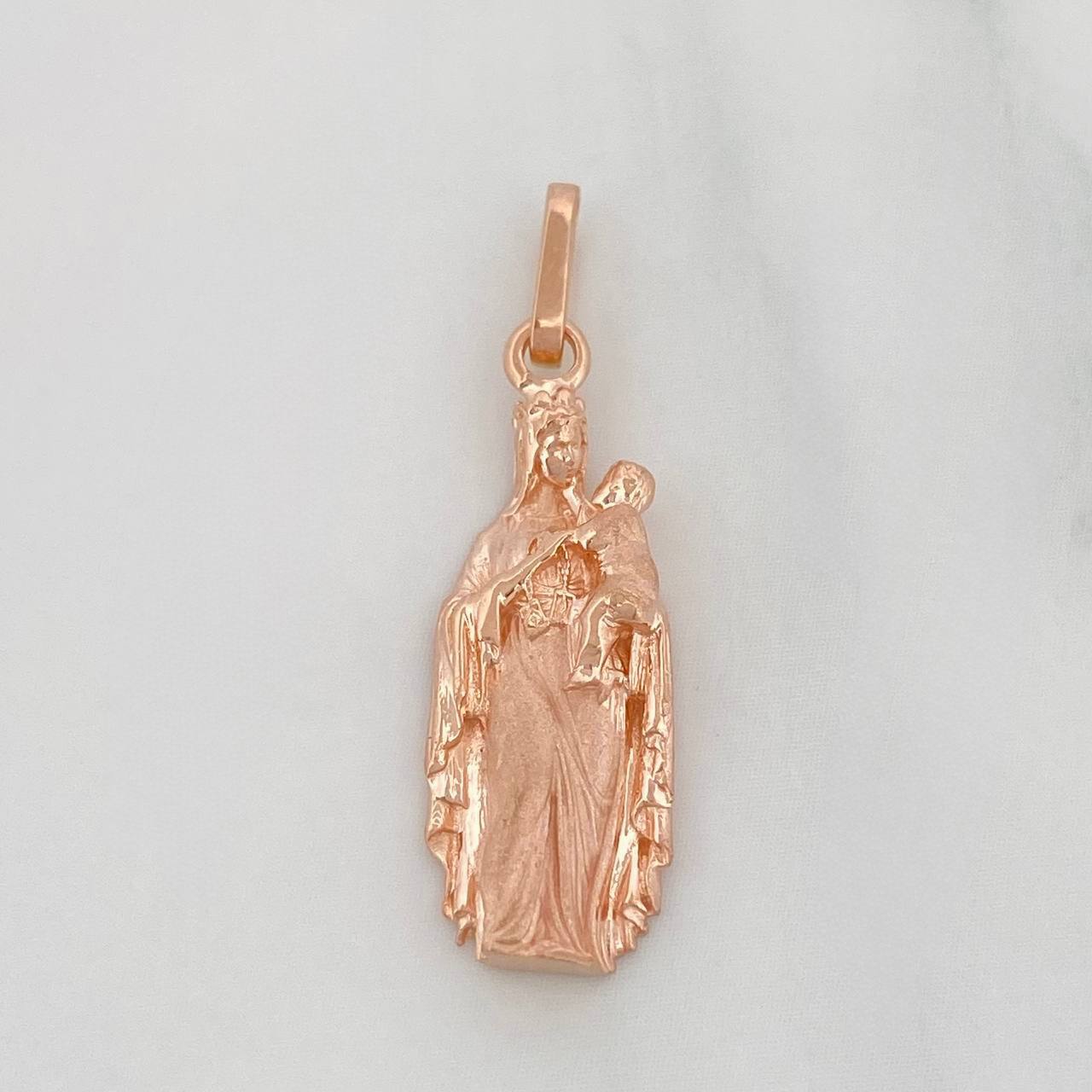 Dije Virgen del Carmen 2.2g / 3cm Oro Rosa 18K