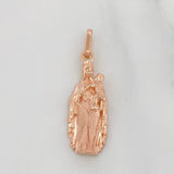 Dije Virgen del Carmen 2.2g / 3cm Oro Rosa 18K