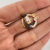 Herraje Pato Inspirado 4.2g / 2.7cm Tres Oros 18K
