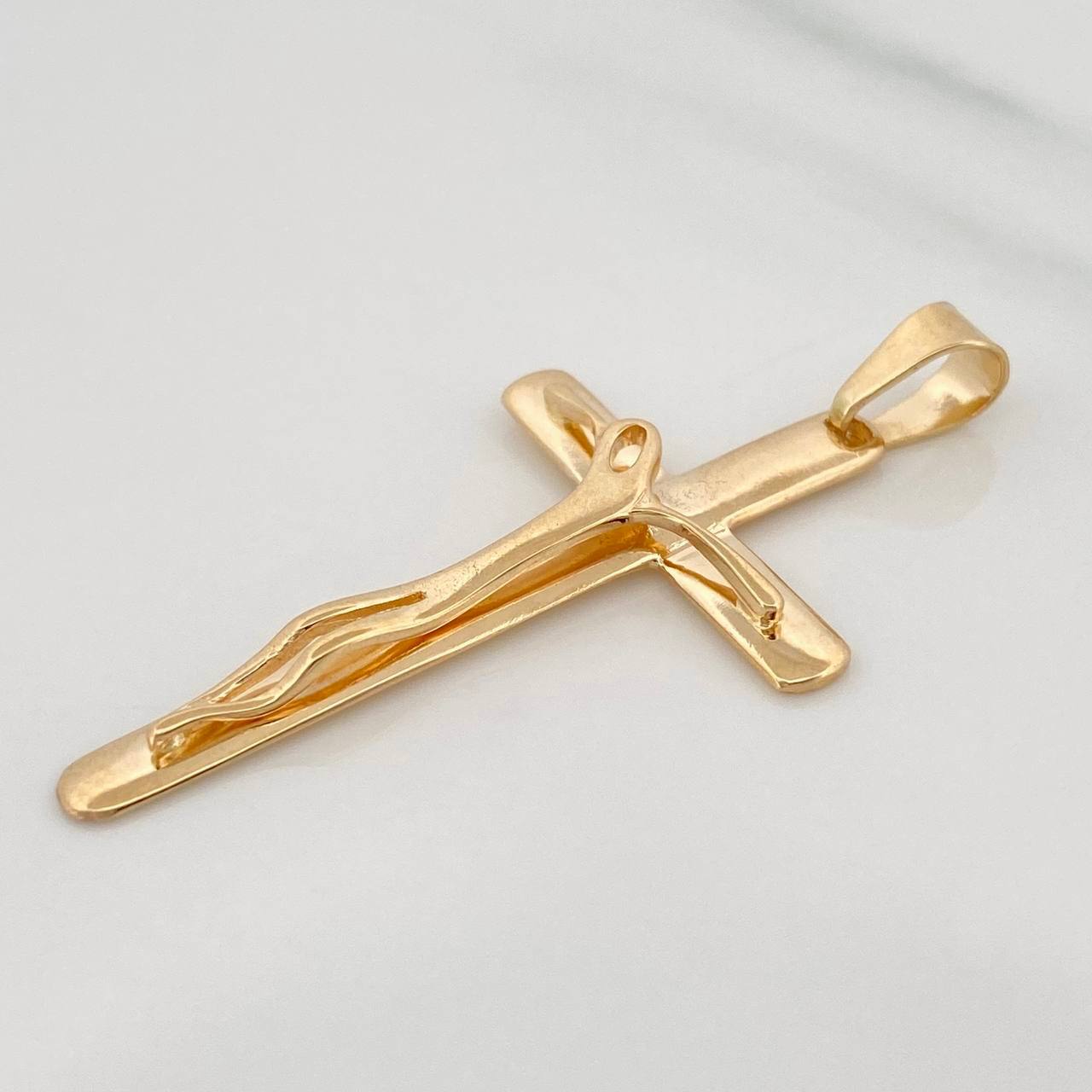 Dije Cruz Cristo 4.15g / 5cm Oro Amarillo 18K