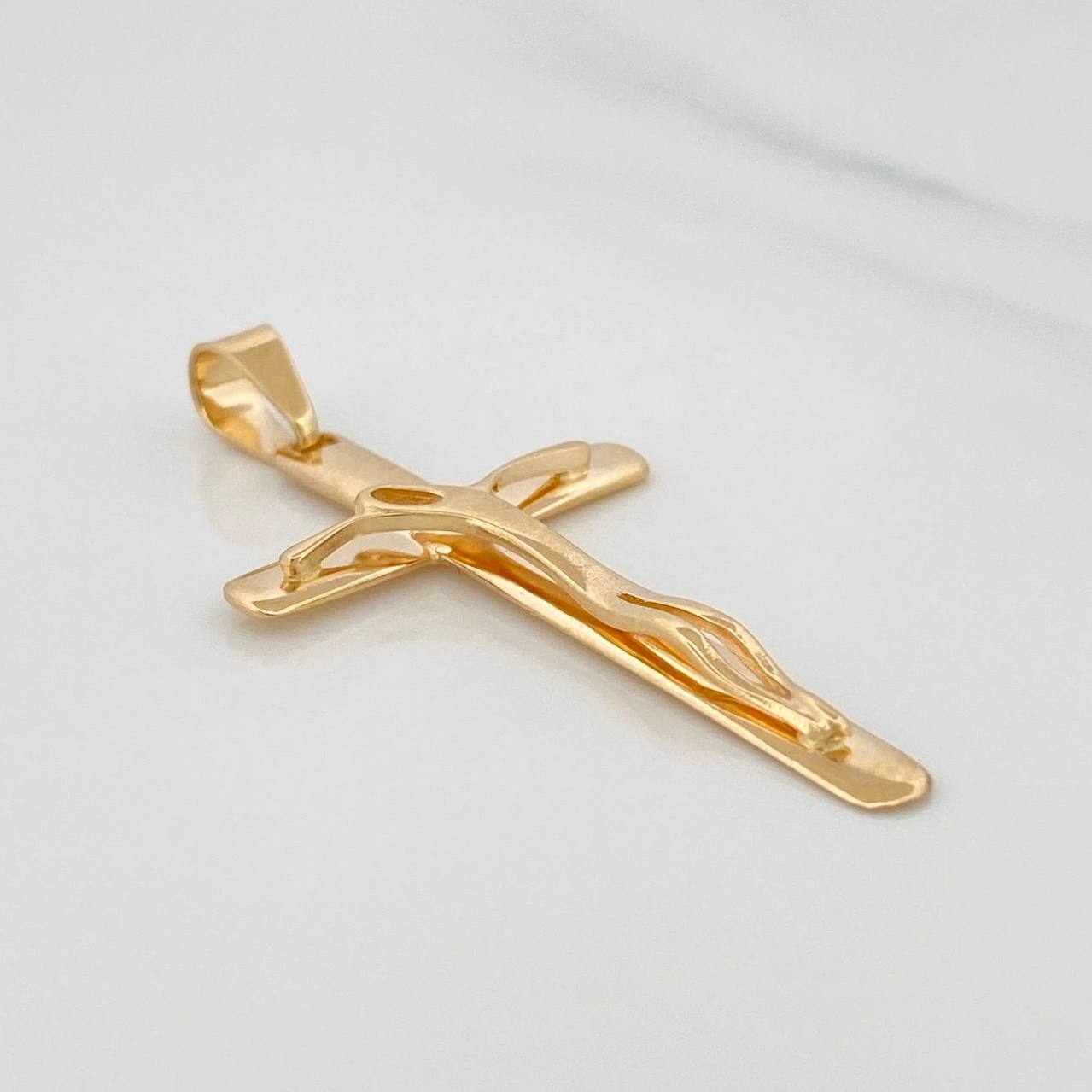 Dije Cruz Cristo 4.15g / 5cm Oro Amarillo 18K