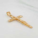 Dije Cruz Cristo 4.15g / 5cm Oro Amarillo 18K