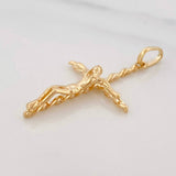 Dije Cruz Cristo 1.7g / 4cm Oro Amarillo 18K