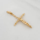 Dije Cruz Cristo 1.7g / 4cm Oro Amarillo 18K