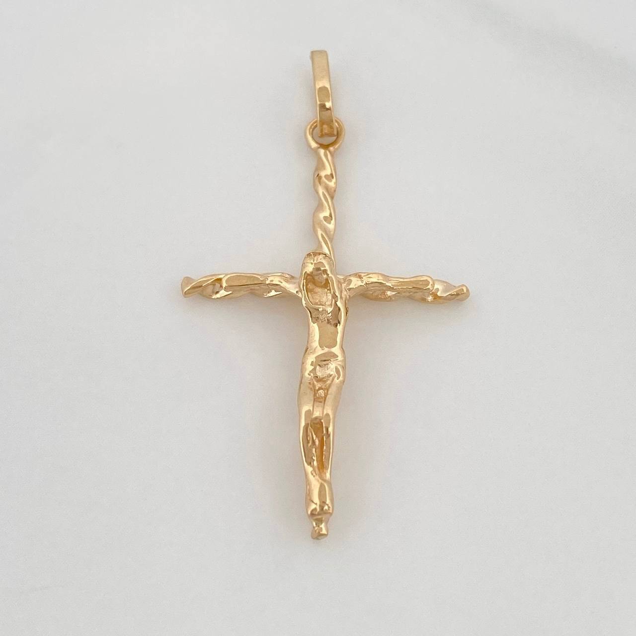 Dije Cruz Cristo 1.7g / 4cm Oro Amarillo 18K