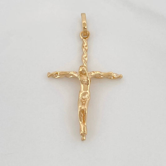 Dije Cruz Cristo 1.7g / 4cm Oro Amarillo 18K