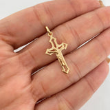 Dije Cruz Cristo 1.35g / 3.3cm Oro Amarillo 18K