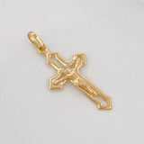 Dije Cruz Cristo 1.35g / 3.3cm Oro Amarillo 18K
