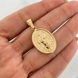 Dije Virgen Auxiliadora 2.3g / 3.7cm Oro Amarillo 18K