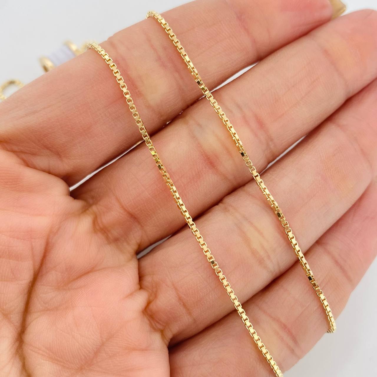 Cadena Veneciana Bv 8.95g / 60cm / 1.2mm Oro Amarillo 18K