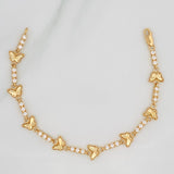 Pulso Tennis Mariposa 6.25g / 18cm / 2.7mm Oro Amarillo 18K