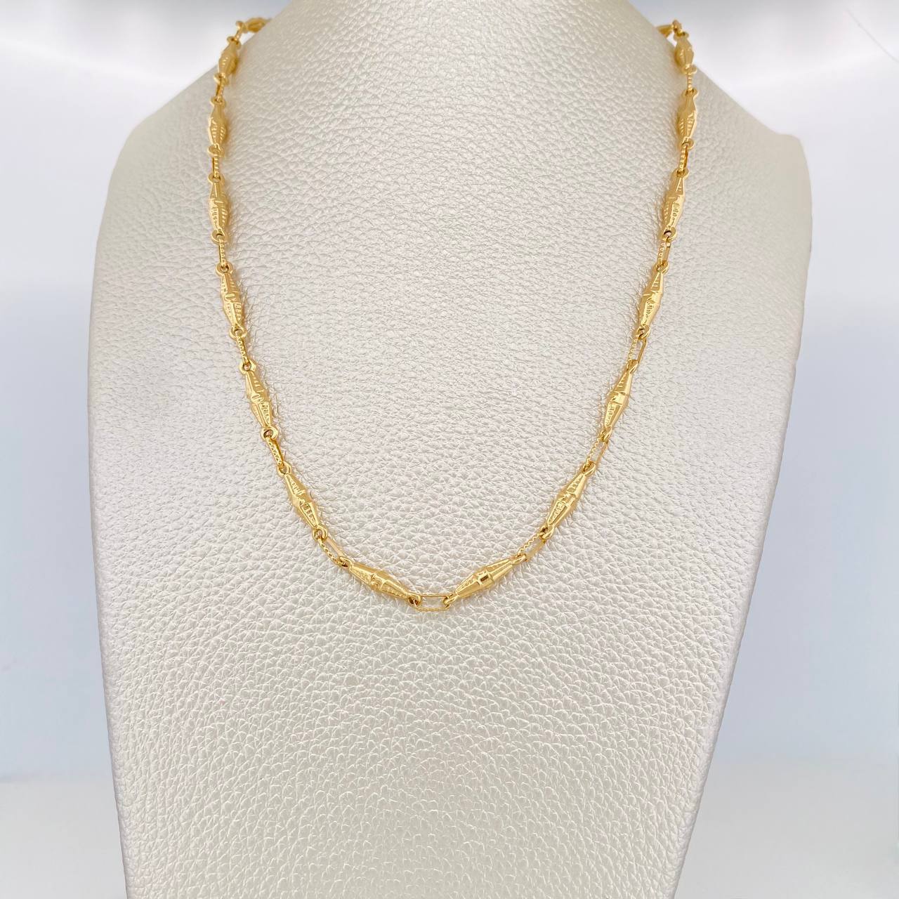 Cadena Dubai 9.15g / 52cm / 3.24mm Oro Amarillo 18K