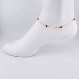 Tobillera Trébol Cajón 3.3g / 26.3cm / 1.6mm Oro Amarillo 18K