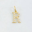 Dije Letra R 0.85gr / 1.9cm / Oro Amarillo 18K ©