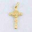 Dije Cruz San Benito 2.05gr / 3.3cm / Oro Amarillo 18K