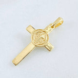 Dije Cruz San Benito 2.05gr / 3cm / Oro Amarillo 18K ©