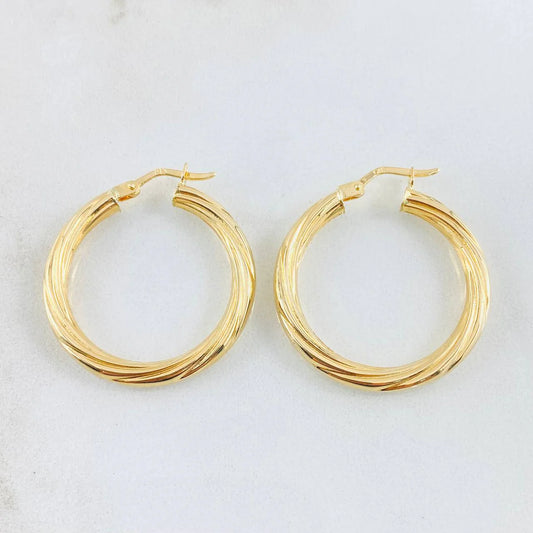 Candongas Mary 4.35 g / 3 cm Oro Amarillo 18K