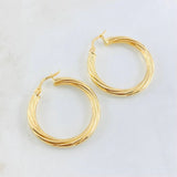 Candongas Mary 4.35 g / 3 cm Oro Amarillo 18K