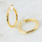 Candongas Mary 4.35 g / 3 cm Oro Amarillo 18K