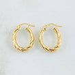 Candongas Mary Ovalada 2gr / 2.2cm / Oro Amarillo 18K