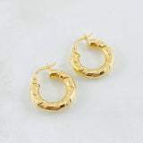 Candongas Noel 2.05 g / 2 cm Oro Amarillo 18K