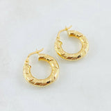 Candongas Noel 2.05 g / 2 cm Oro Amarillo 18K