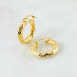 Candongas Noel 2.45 g / 2.3 cm Oro Amarillo 18K