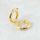 Candongas Noel 2.15gr / 2cm / Oro Amarillo 18K ©