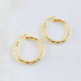 Candongas Mary 1.7gr / 2.2cm / Oro Amarillo 18K *