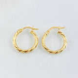 Candongas Mary 1.25gr / 1.7cm / Oro Amarillo 18K
