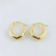 Candongas Corazon 1.1gr / 1.5cm / Oro Amarillo 18K ©