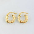 Candongas Mary 1.35gr / 1.5cm / Oro Amarillo 18K *