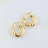 Candongas Mary 1.35gr / 1.5cm / Oro Amarillo 18K *