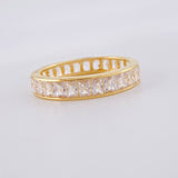 Anillo Carril Tupido 2.6g / T6 1/4 Oro Amarillo 18K