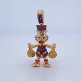 Dije Pato Bolsas Dinero 6.05gr / 3.5cm / Oro 18K $
