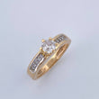 Anillo Solitario Churumbela 3.4gr / T6 / Oro 18K $