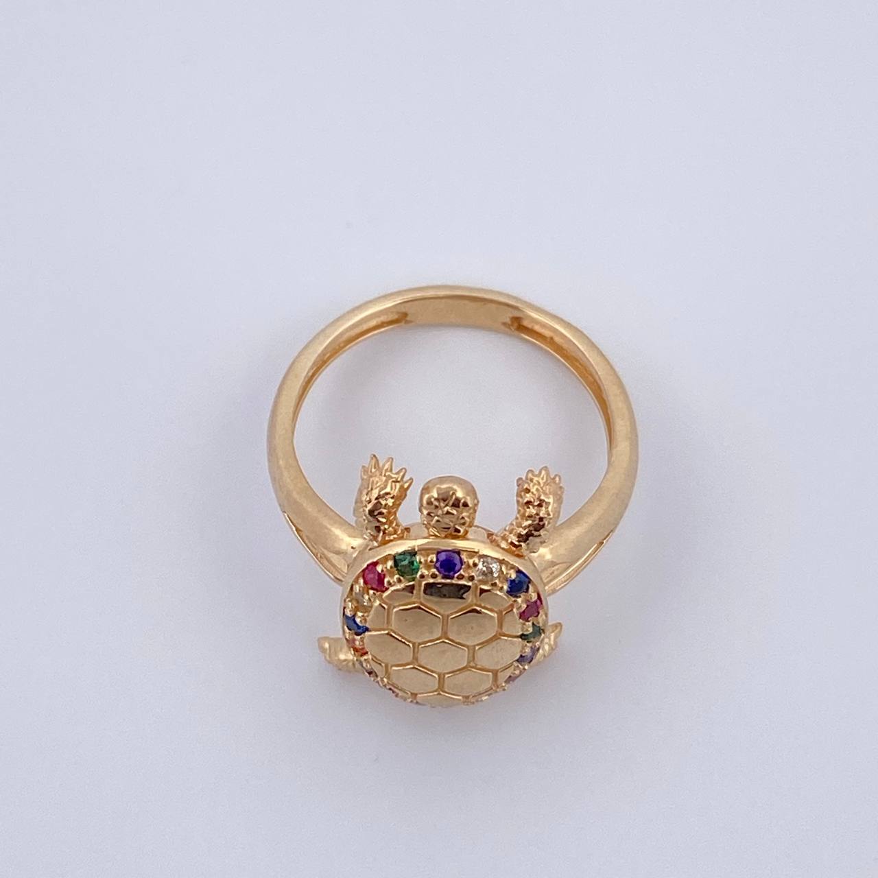 Anillo Tortuga 4.5gr / T5 1/4 / Oro 18K $