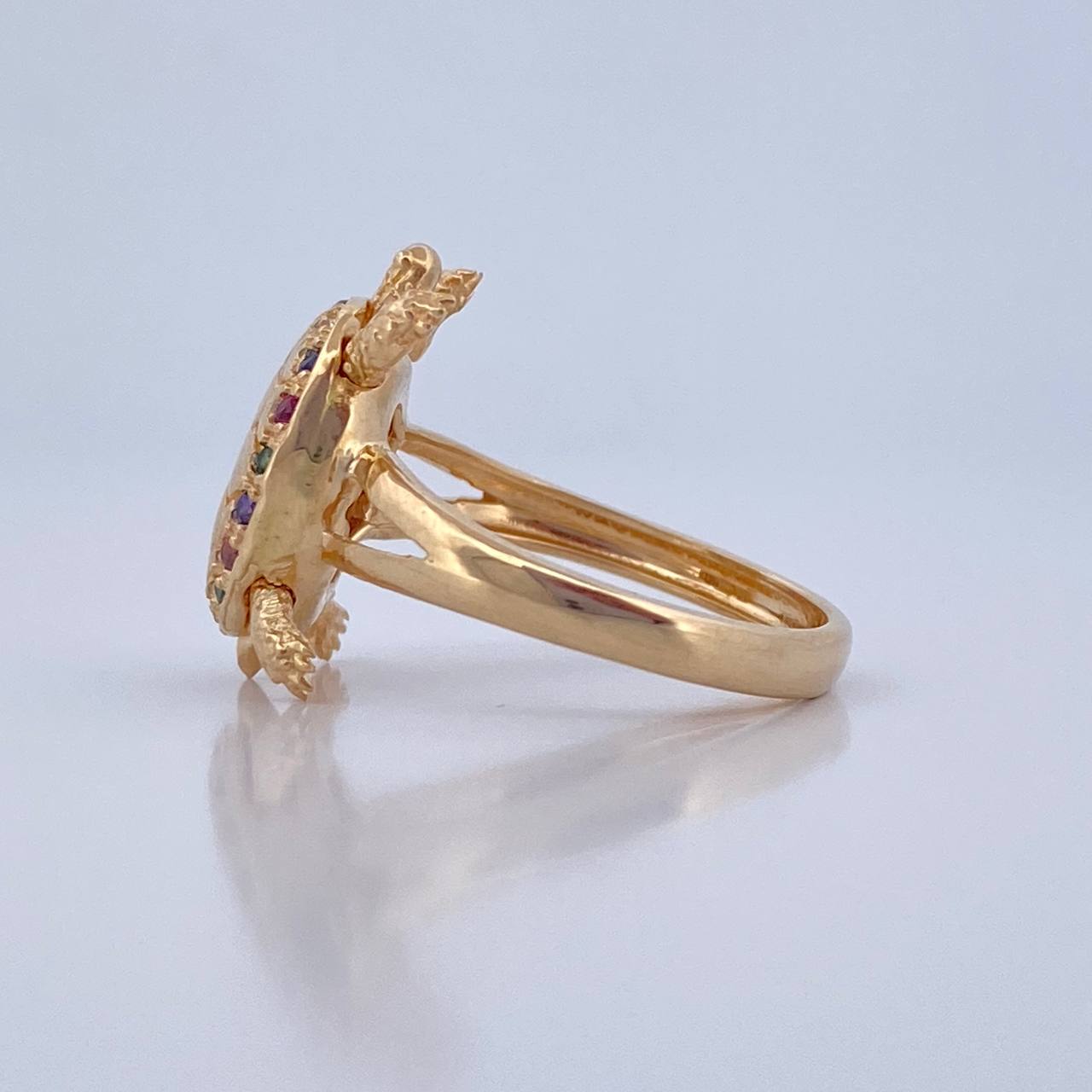 Anillo Tortuga 4.5gr / T5 1/4 / Oro 18K $